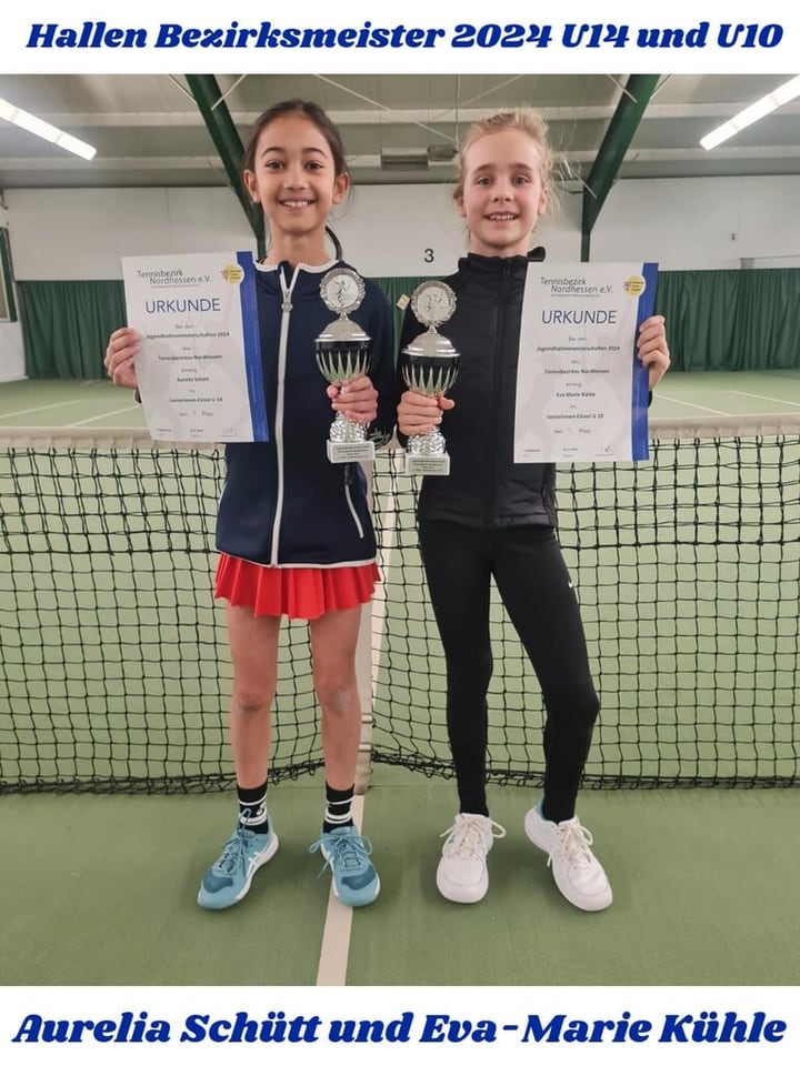 Bezirksm. 1. Platz Aurelia U14 Eva-Marie U10 HP
