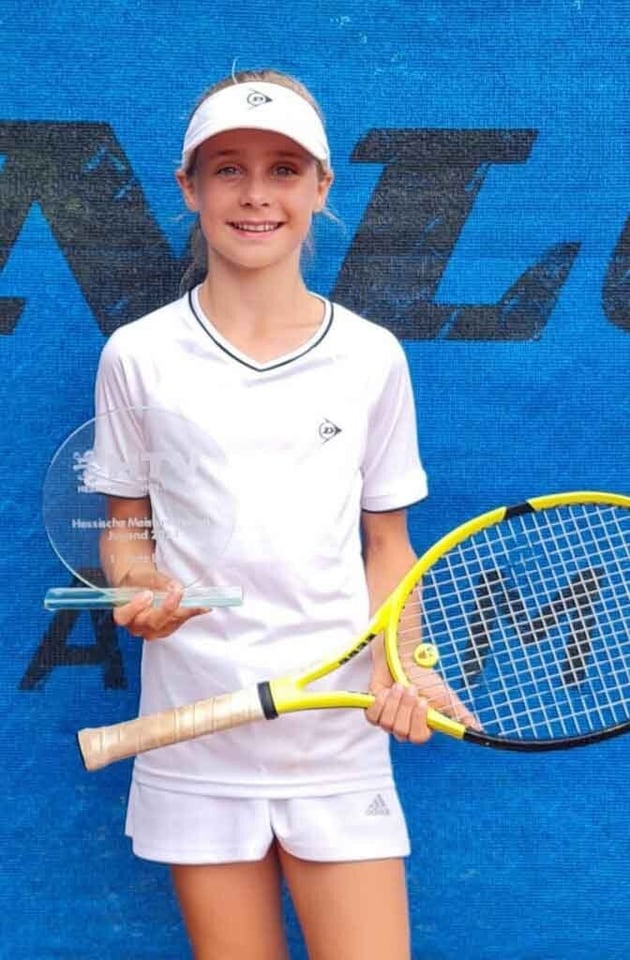 Eva-Marie Kühle wird überragend bei der U10 Hessenmeisterin 2024
