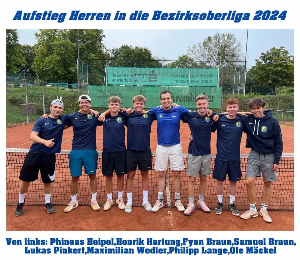 Aufstieg Herren Bezirksoberliga 2024